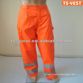 High visibility safety reflective tape cargo work pants
